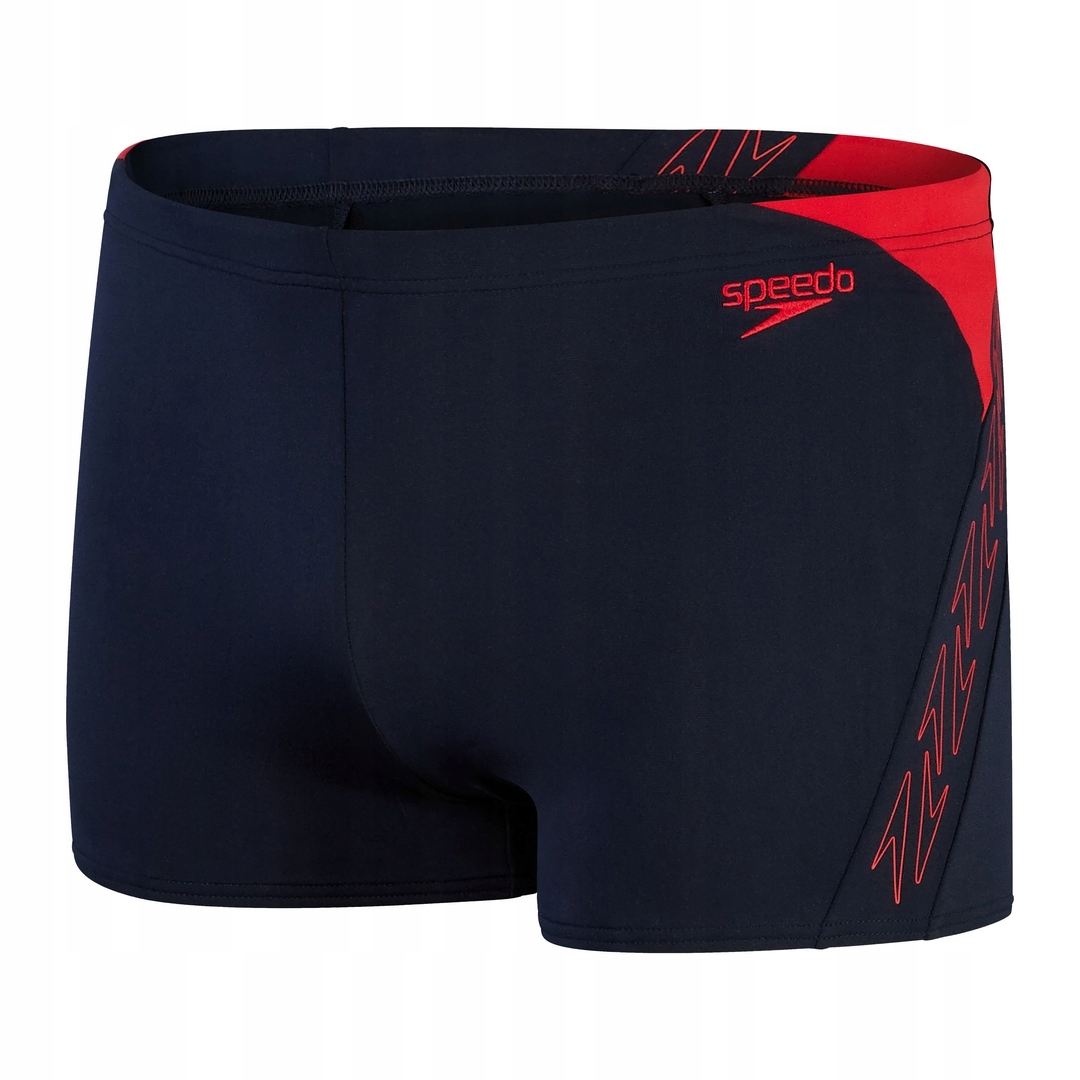Szorty kąpielowe Speedo Hyperboom Spl Short Am 34 True Navy/fed Red