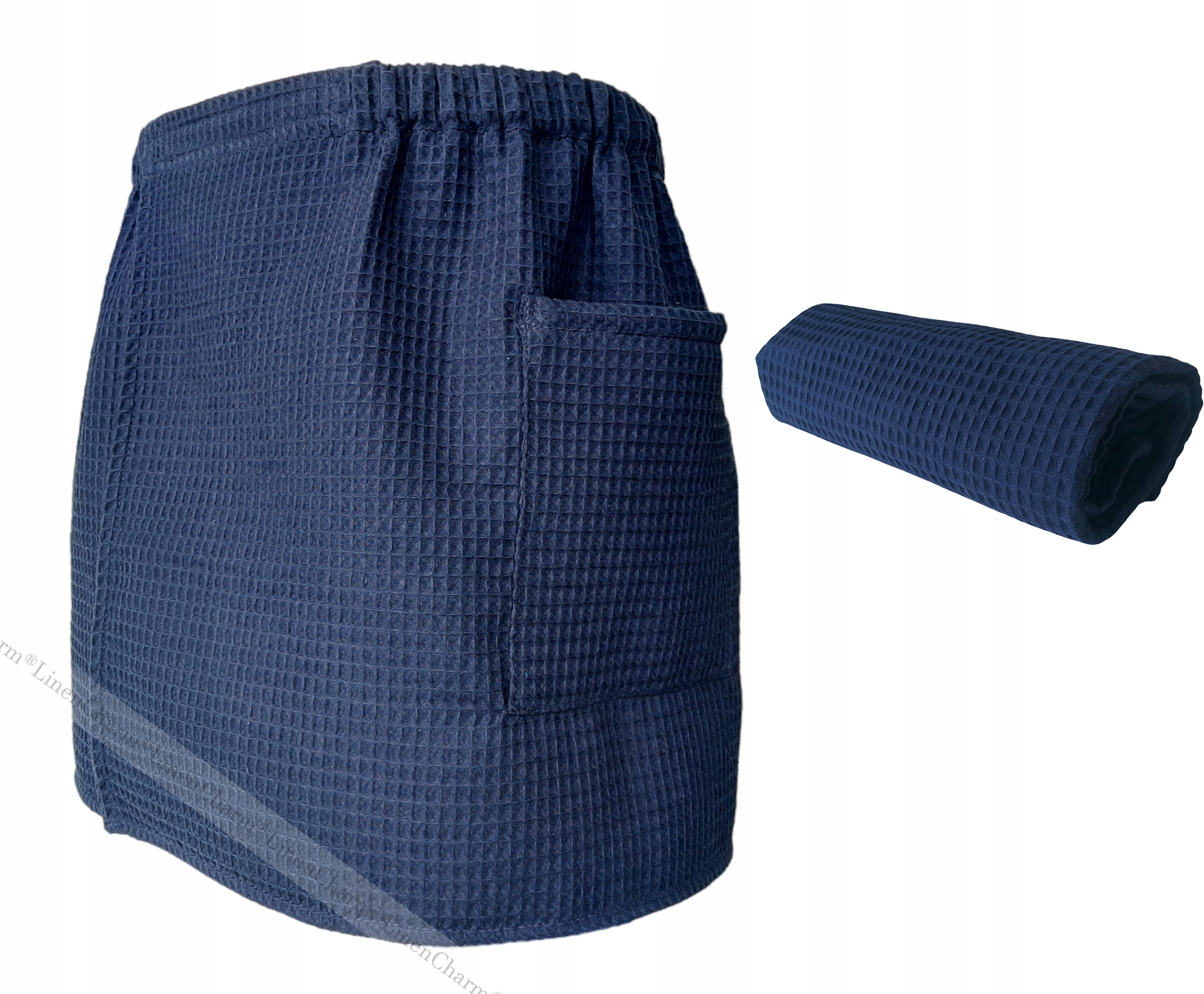 Pánská Sada Kilt+ručník Do Sauny Spa Posilovny 100% Bavlna Granátová L