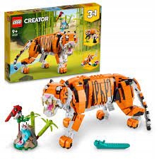 Lego Creator 3 w 1 31129 Majestatyczny tygrys Ryba Lis