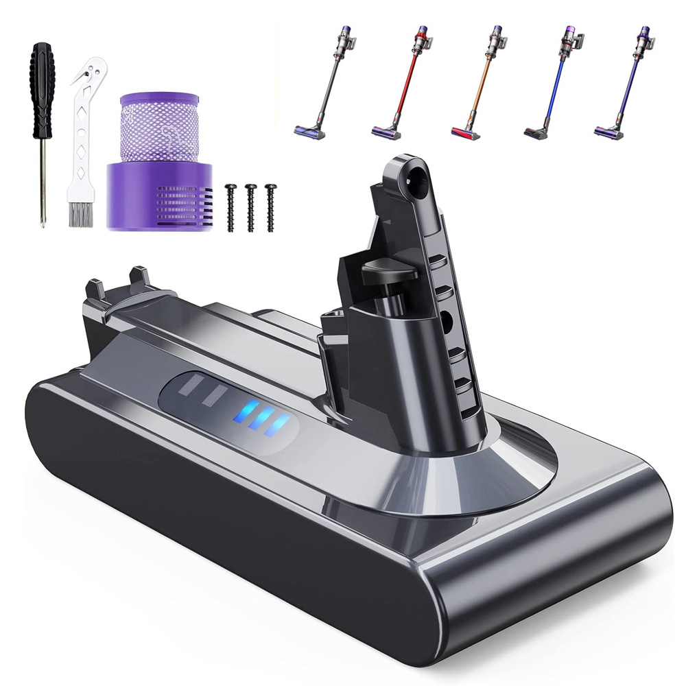 Bateria Akumulator Zamienny Do Dyson V10 6000MAH 25,2V Filtr