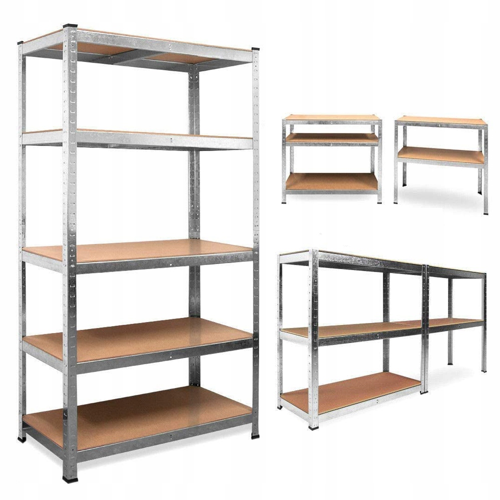 

Regał Magazynowy 2w1 200x100x50 cm Szafka Półka