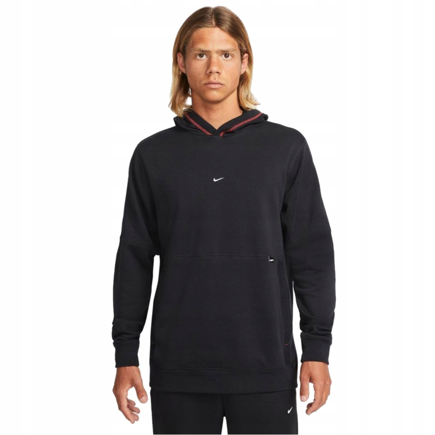 Pánská bavlněná Pánská Mikina Bavlna Nike Fc Fleece [L], černá