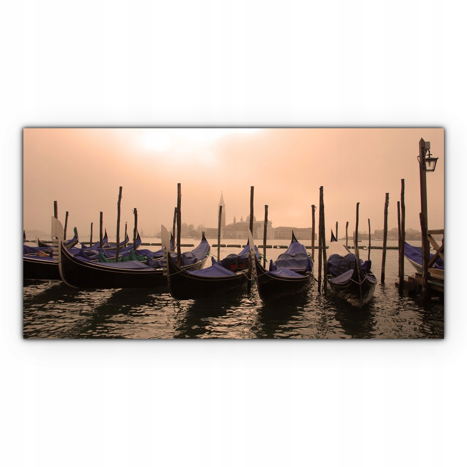 

Obraz canvas na ścianę 120x60 Łódki Włochy Wenecja