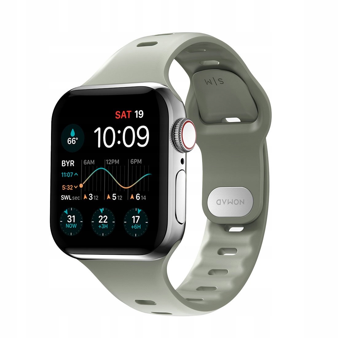 Nomad remienok Sport Slim Band pre Apple Watch 40/41/42mm Sage…