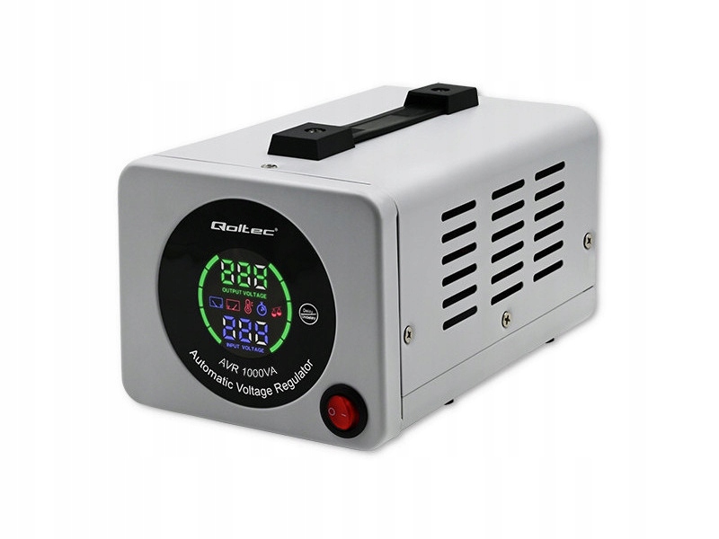 Stabilizator napięcia Qoltec Avr 50723 1000VA 800W