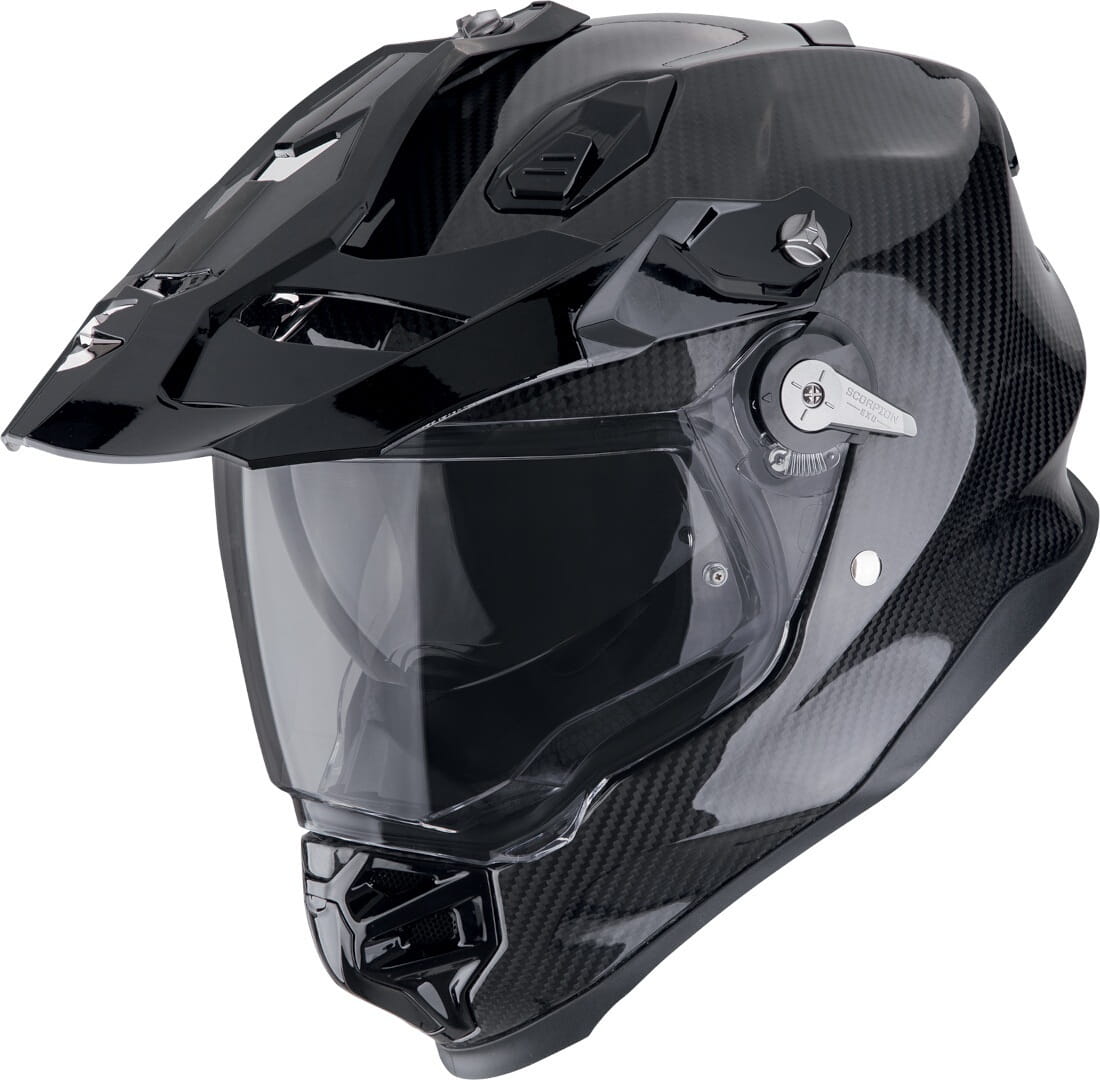 Prilba Scorpion ADF-9000 Carbon veľ. M 2 sklá Pinlock enduro