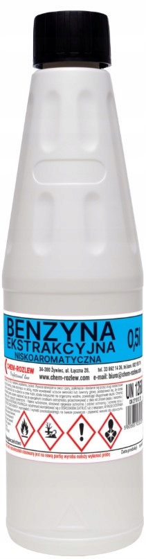 Rozcieńczalnik, Benzyna Ekstrakcyjna Niskoaromatyczna 0,5L Jakość