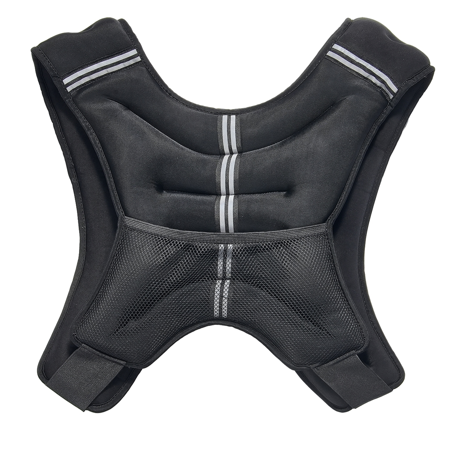 Zátěžová Vesta Vevor 13.8 Kg Nastavitelná S Reflexním Páskem, Pevná