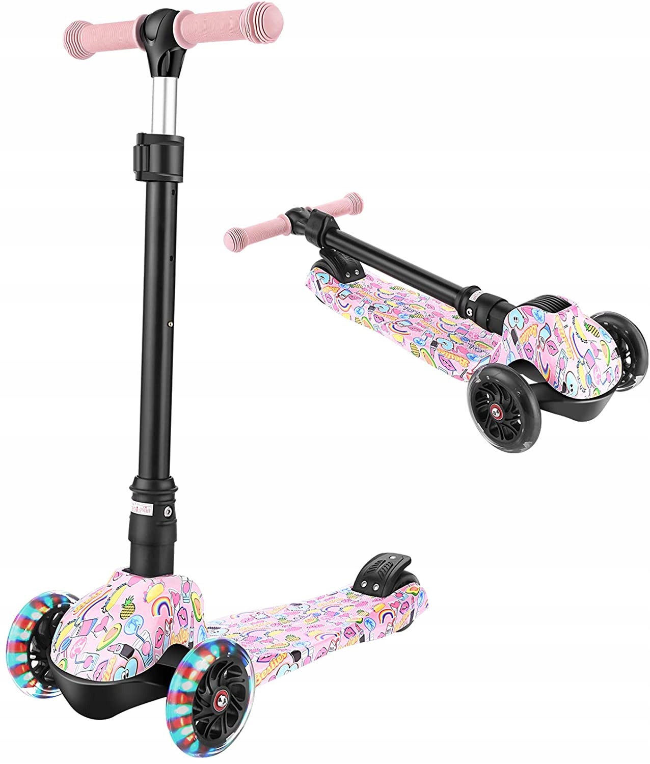 

Hulajnoga Trójkołowa Led Skate Skuter Wescate