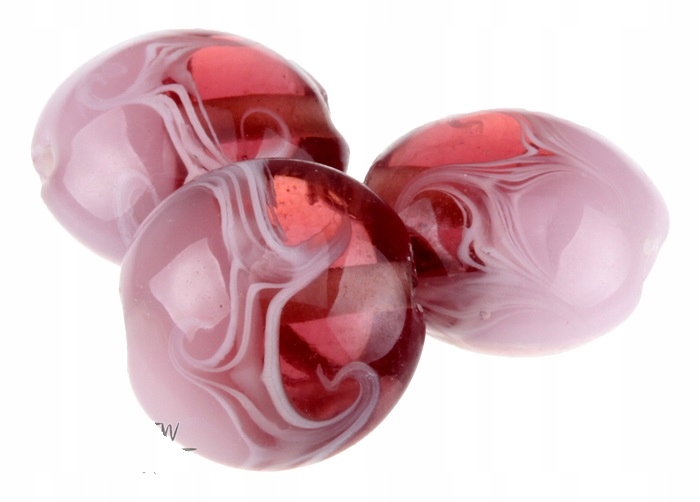 L1010N Szkło Lampwork Pastylka 16mm 10szt