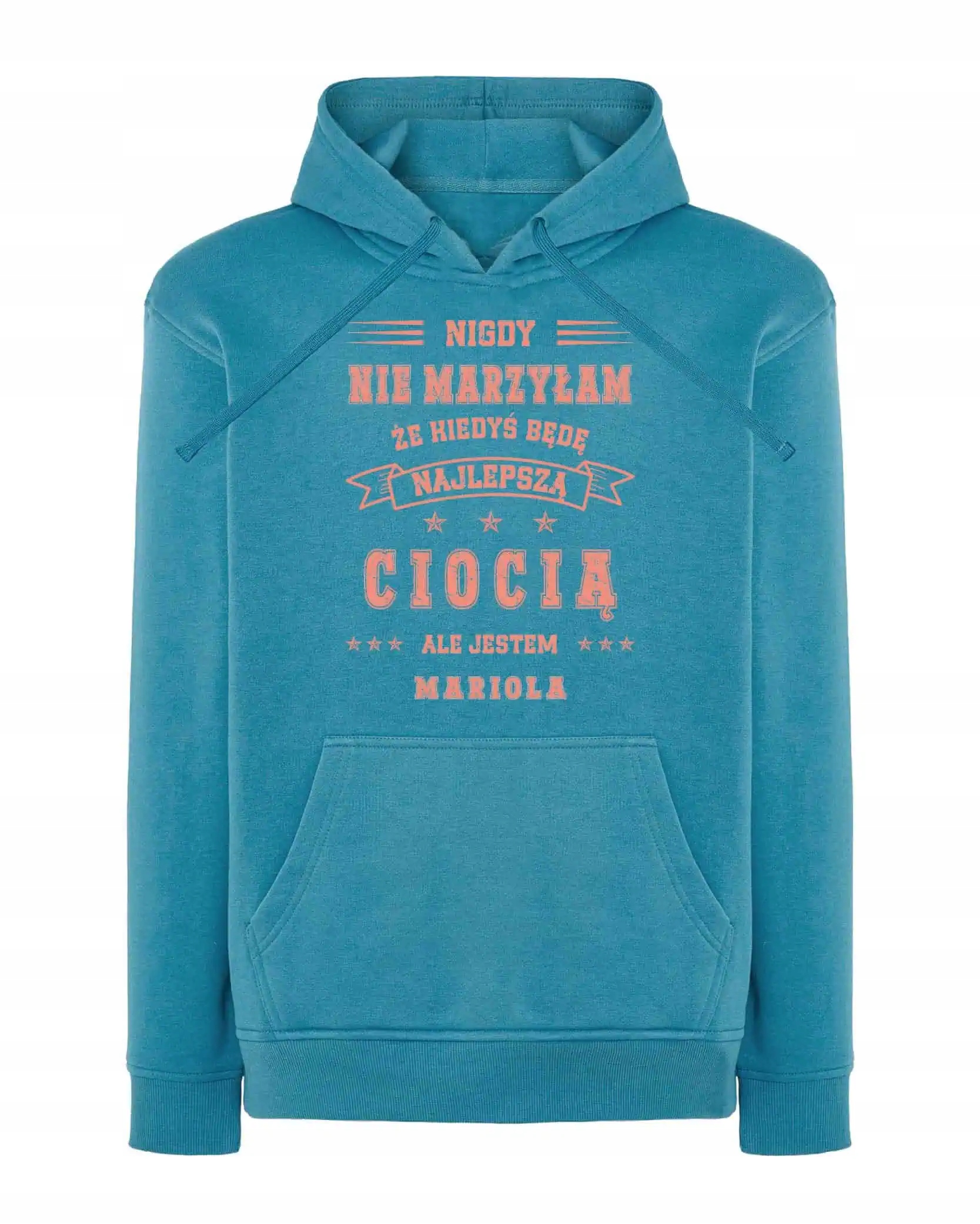 Mikina s kapucí pro tetu Personalizovaná Nejlepší na světě XL