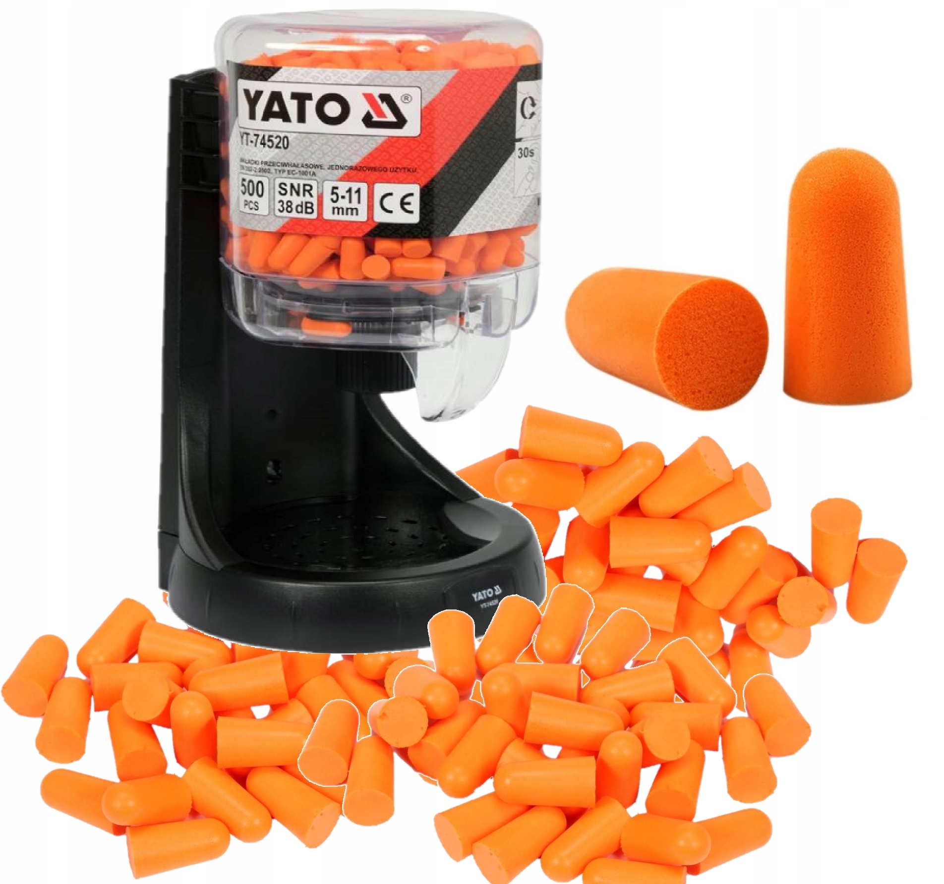 PODAJNIK ZATYCZKI STOPERY DO USZU 250 PAR YT-74520