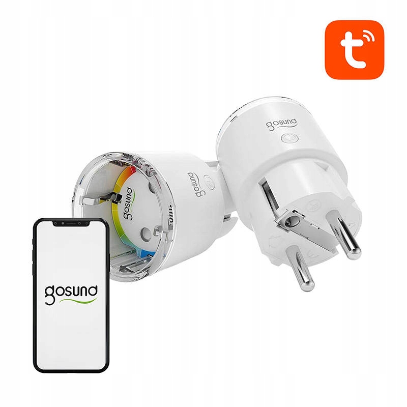 

Inteligentne gniazdko WiFi Gosund EP2 (2pack) 10A