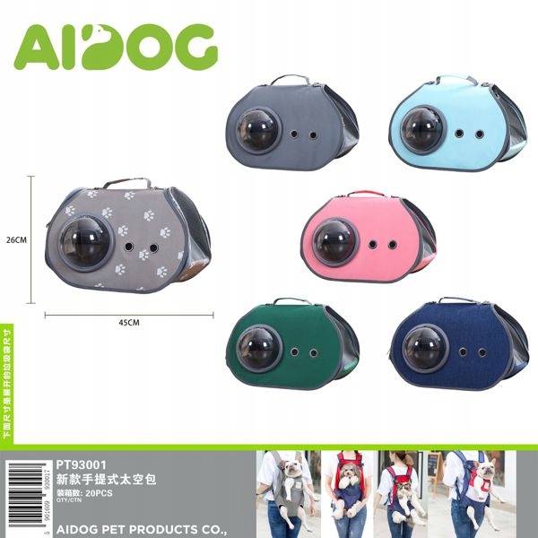 Levně Ruční Batoh pro zvířata s průhledným okénkem