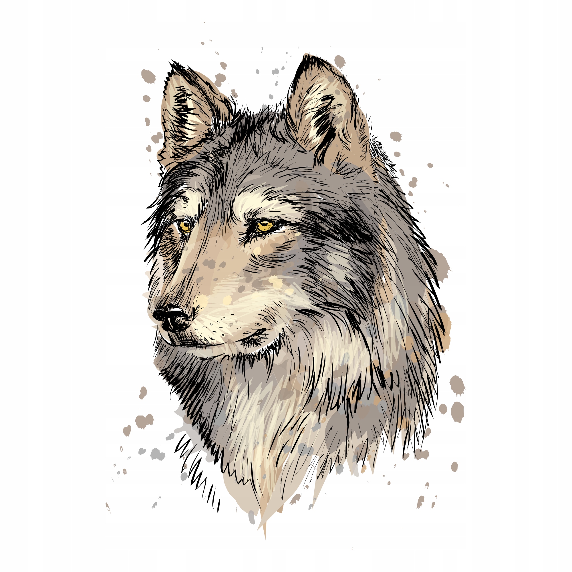 

Naprasowanka Wilk Termo Naklejeka Na Odzież 9