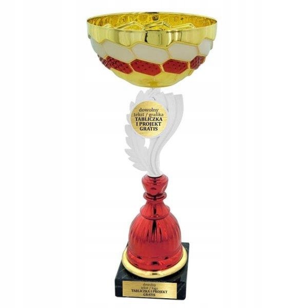 Krásný patriotický pohár v Polský barvách Flaga 35 cm Gravírování Bonus