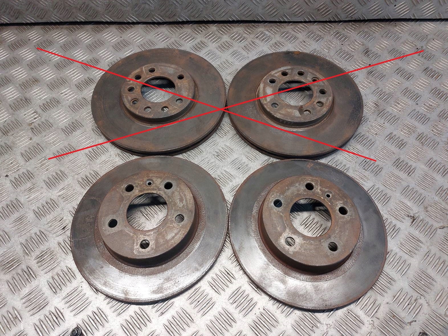 discs brake rear part OPEL MERIVA A 5X110