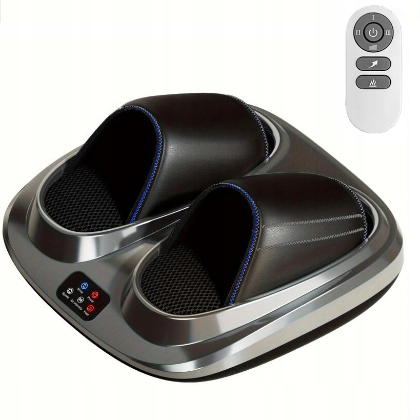 Elektryczny Masażer Do Stóp Z Funkcją Grzania, Masażer Shiatsu Do Stóp Pilot