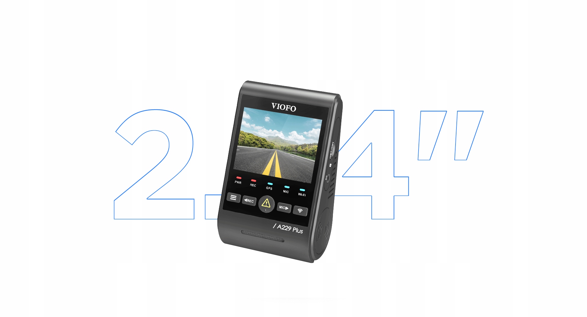 KAMERA VIOFO A229 PLUS 2CH PRZÓD/TYŁ 2K HDR GPS + ACC KARTA 512GB CPL PILOT Zasilanie USB