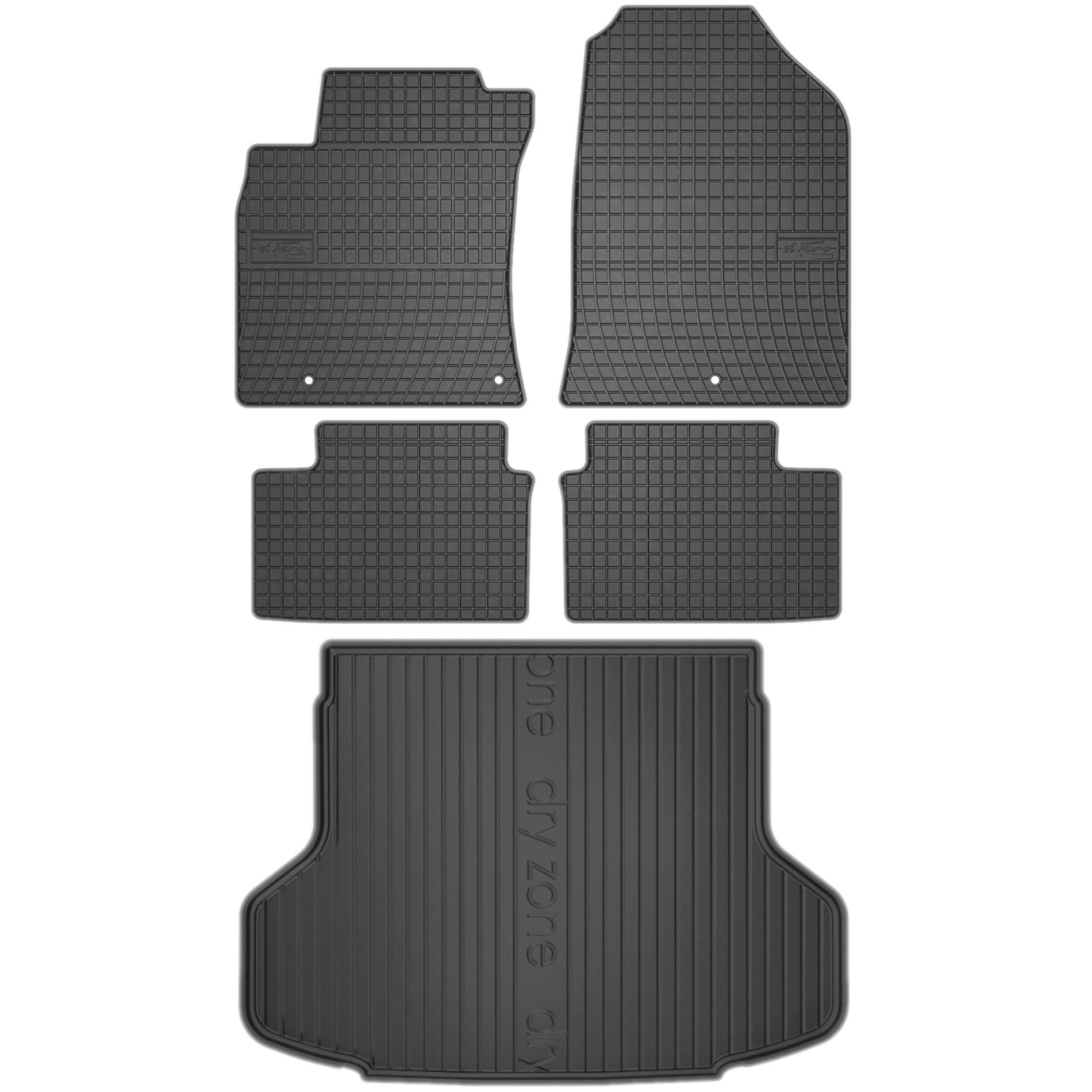 Gumové rohože rohožka do batožinového priestoru Hyundai i30 3 17- hatchback, nastaviteľné