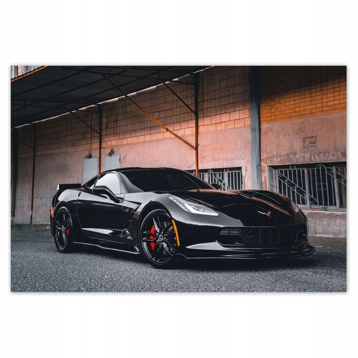 Plakáty 200x135 Černý sportovní automobil