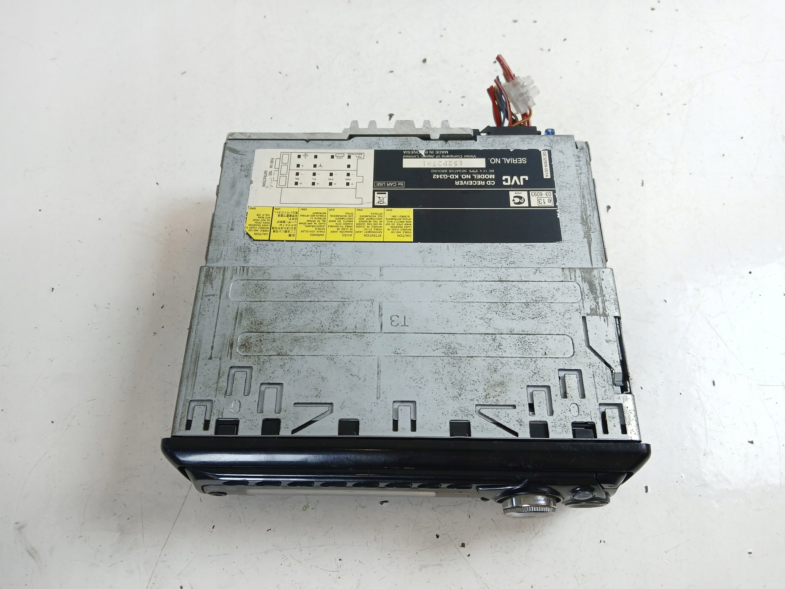 JVC KD-G342 radio RADIO CD AUX