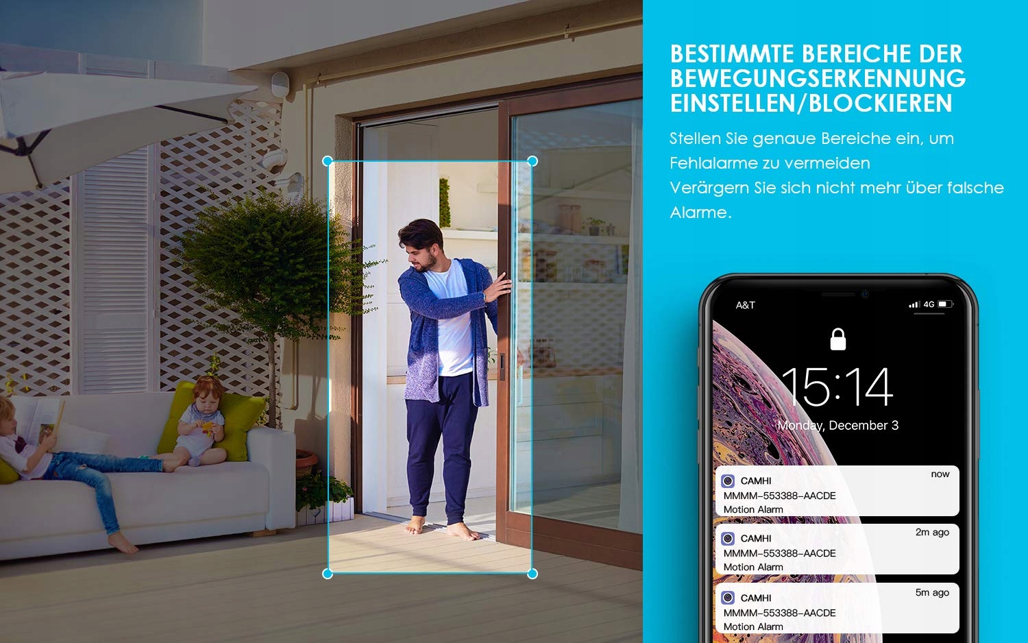 3X KAMERA ZEWNĘTRZNA MONITORING 1080 HD IP66 WIFI Marka ieGeek