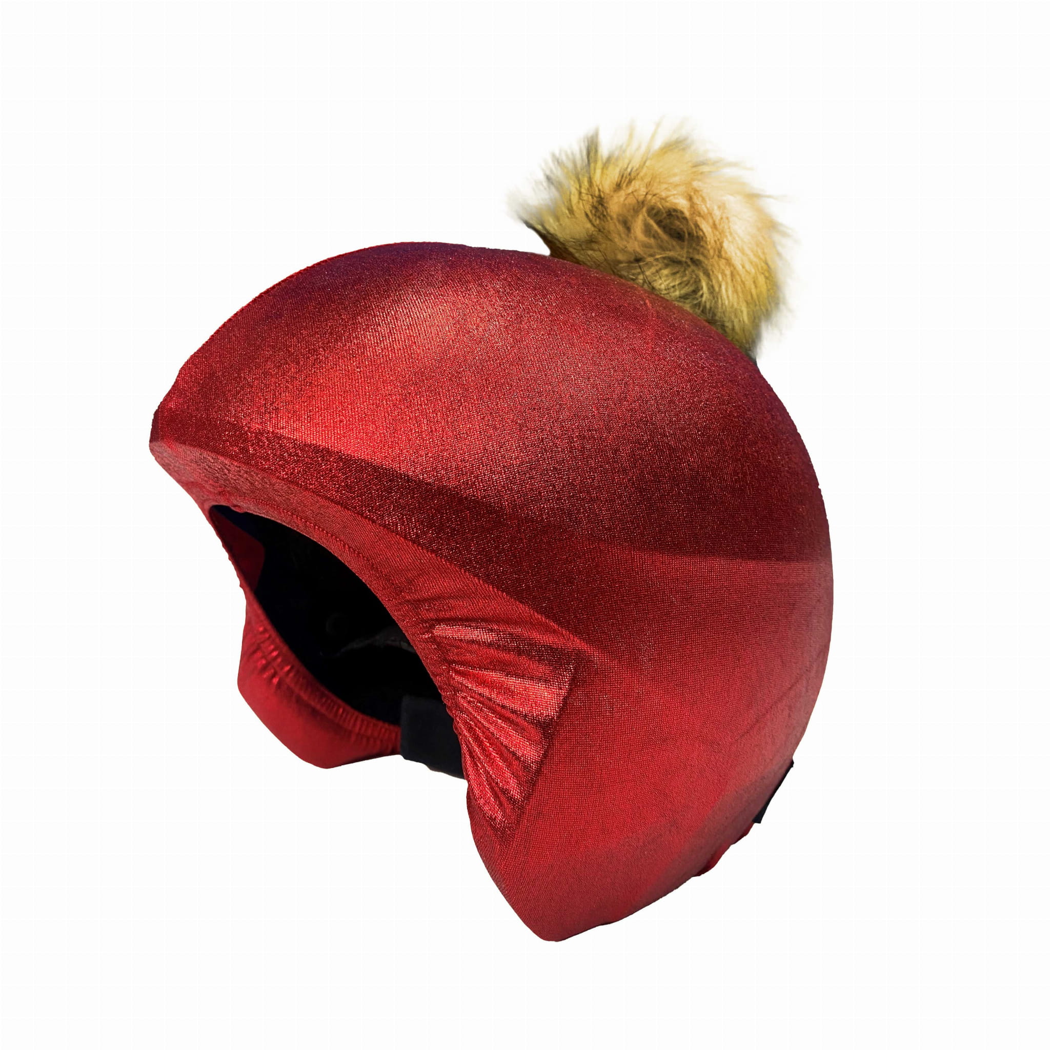 Nakładka na kask Coolcasc Exclusive Red Brown PonPon