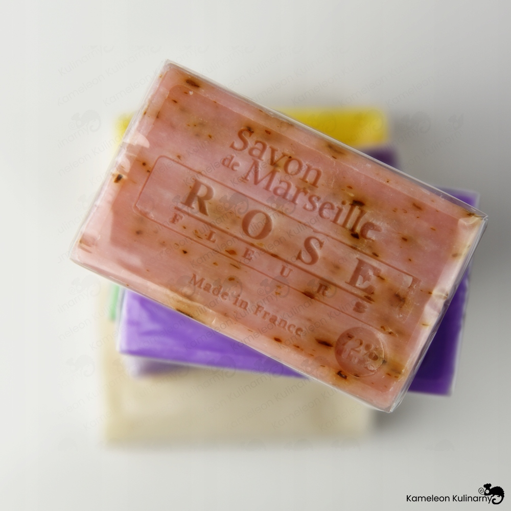 MYDŁO MARSYLSKIE francuskie ROSE RÓŻA RÓŻANE 100g peeling Le Chatelard 1802 Rodzaj kostka