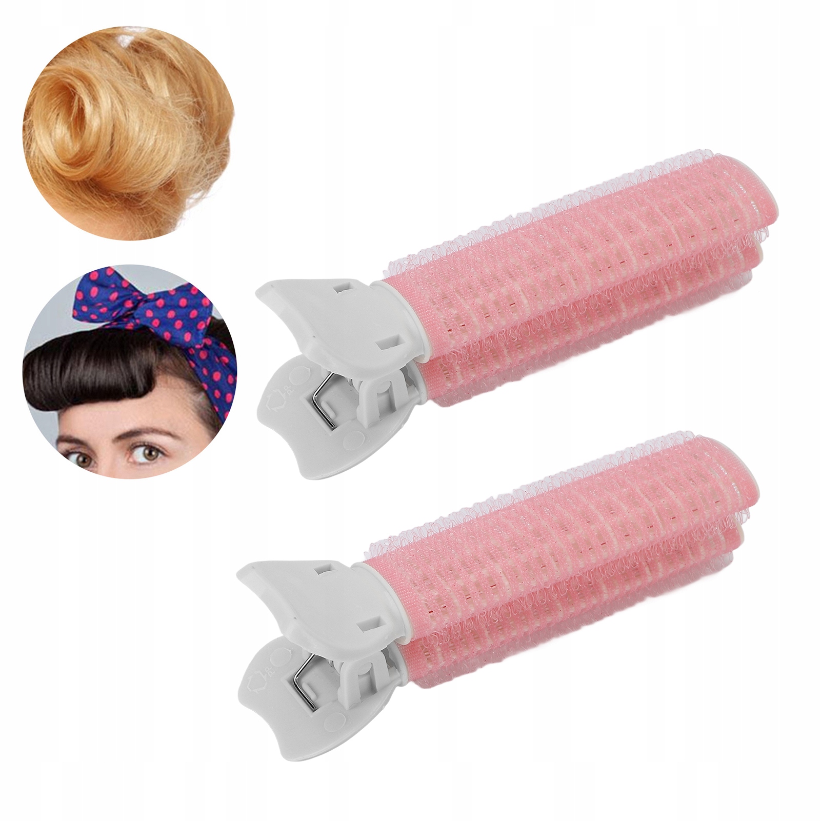 KLIPSY UNOSZĄCE WŁOSY U NASADY NA RZEP 2 SZT WAŁ Marka inna marka