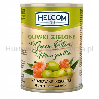 Helcom Zelené Olivy plněné lososem 300 ml