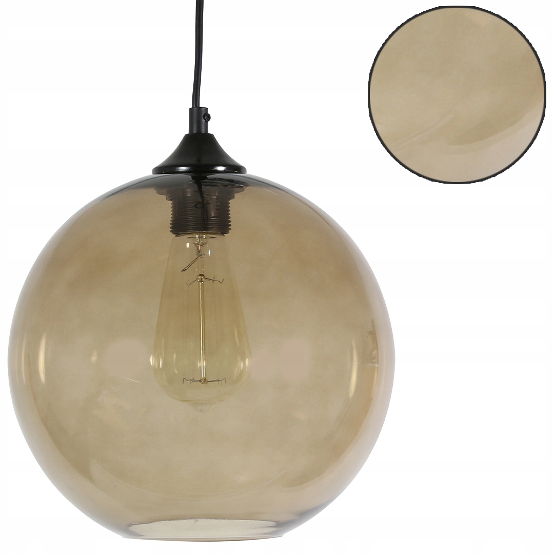 Sada stropní Visutá Lampa Skleněná Žárovka