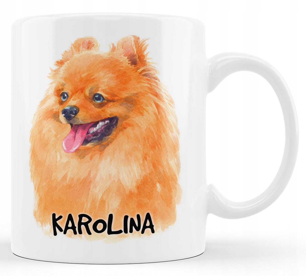 

Kubek pies Pomeranian Szpic z imieniem