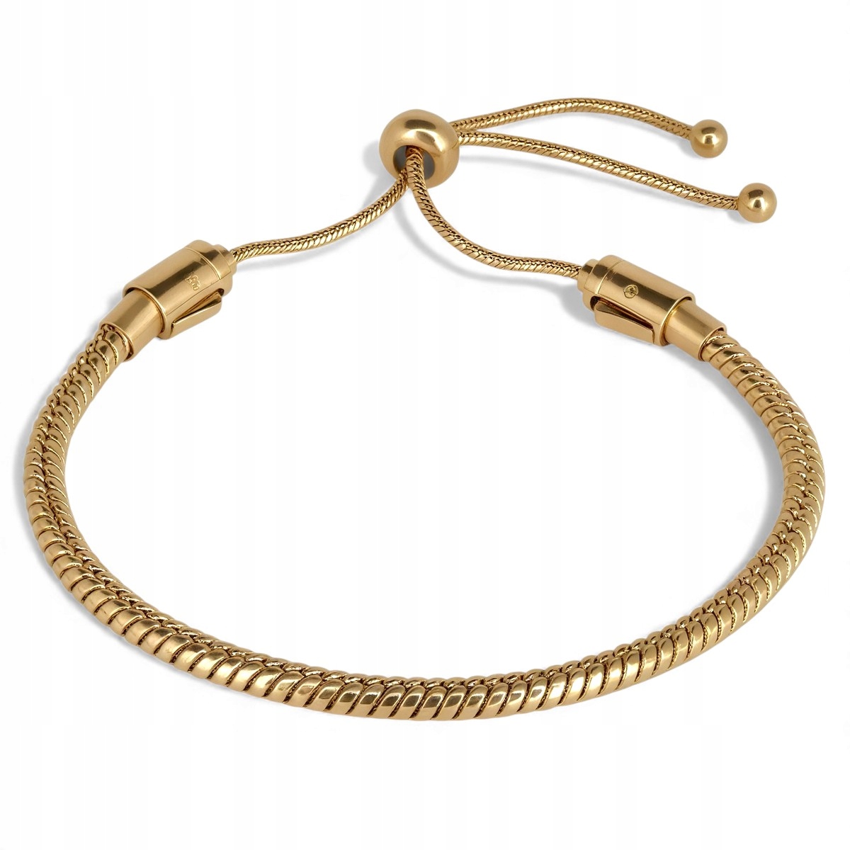 Náramek Vintage Gold nastavitelný pro přívěsky beads zlatých korálků