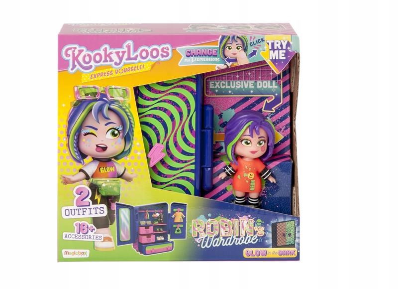 

KookyLoos Zestaw Lalka Robin's Szafa