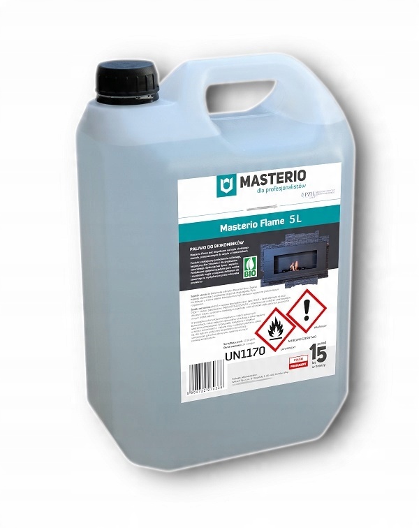 

Paliwo do biokominków Masterio Flame biopaliwo 5L