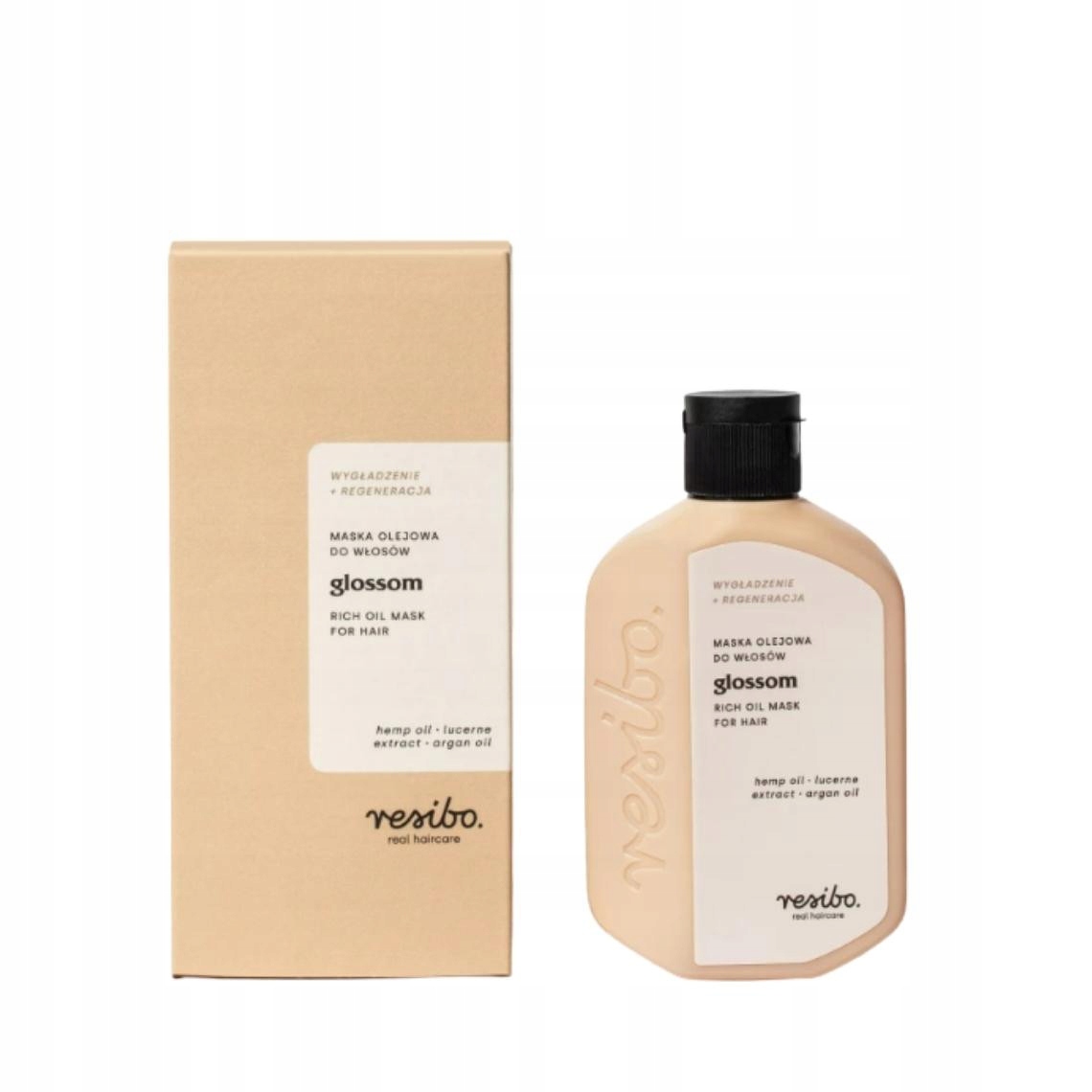 

Resibo, Glossom, Maska olejowa do włosów, 100 ml