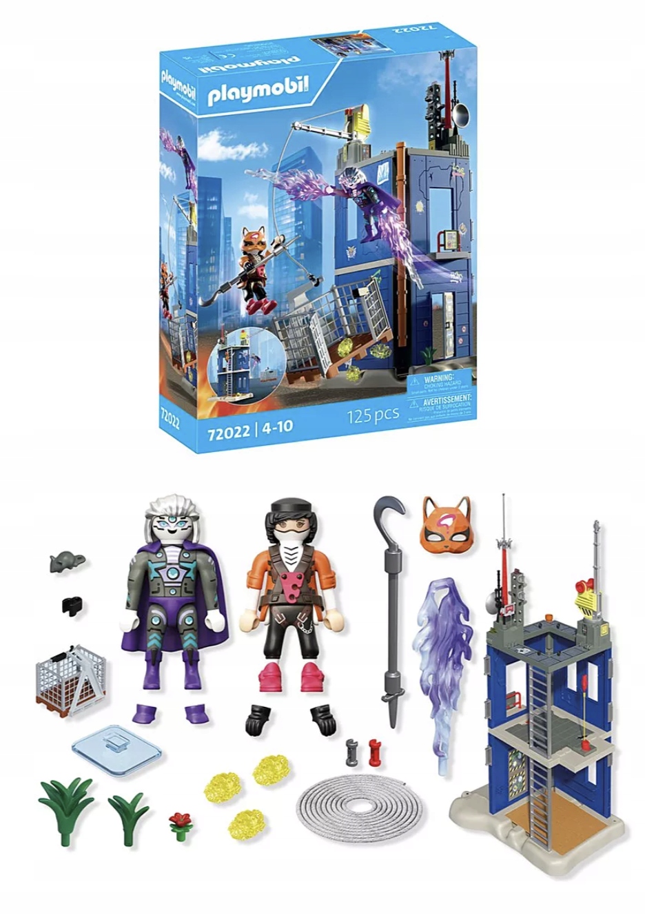 Klocki Playmobil 72022 Pojedynek w wieży bohaterów