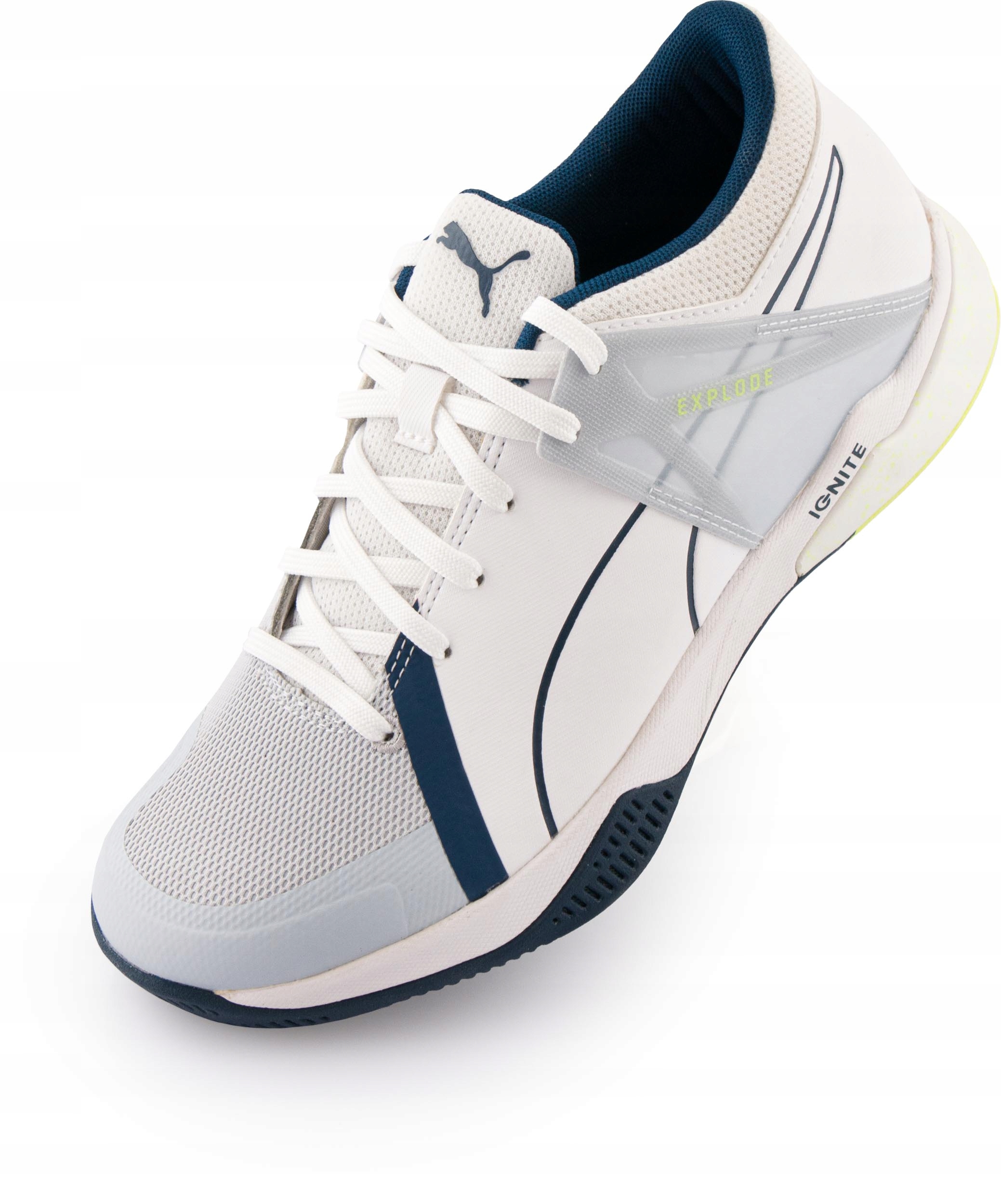 Puma Unisex Explode Xt Hybrid 2 White-Grey-Yellow|44,5