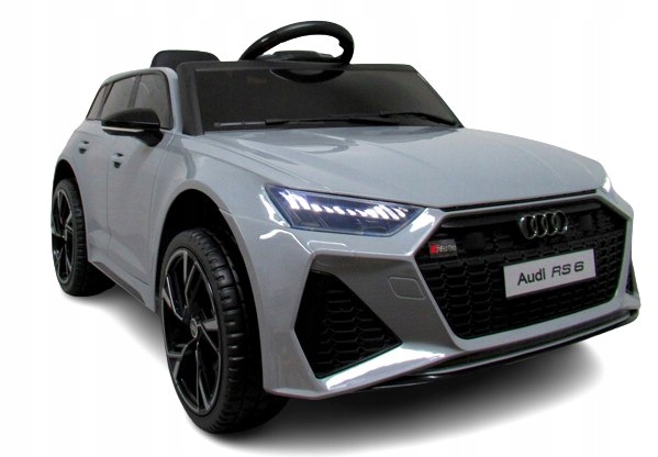 Audi RS6 Gt Szary Auto na akumulator Eva Skóra pilot