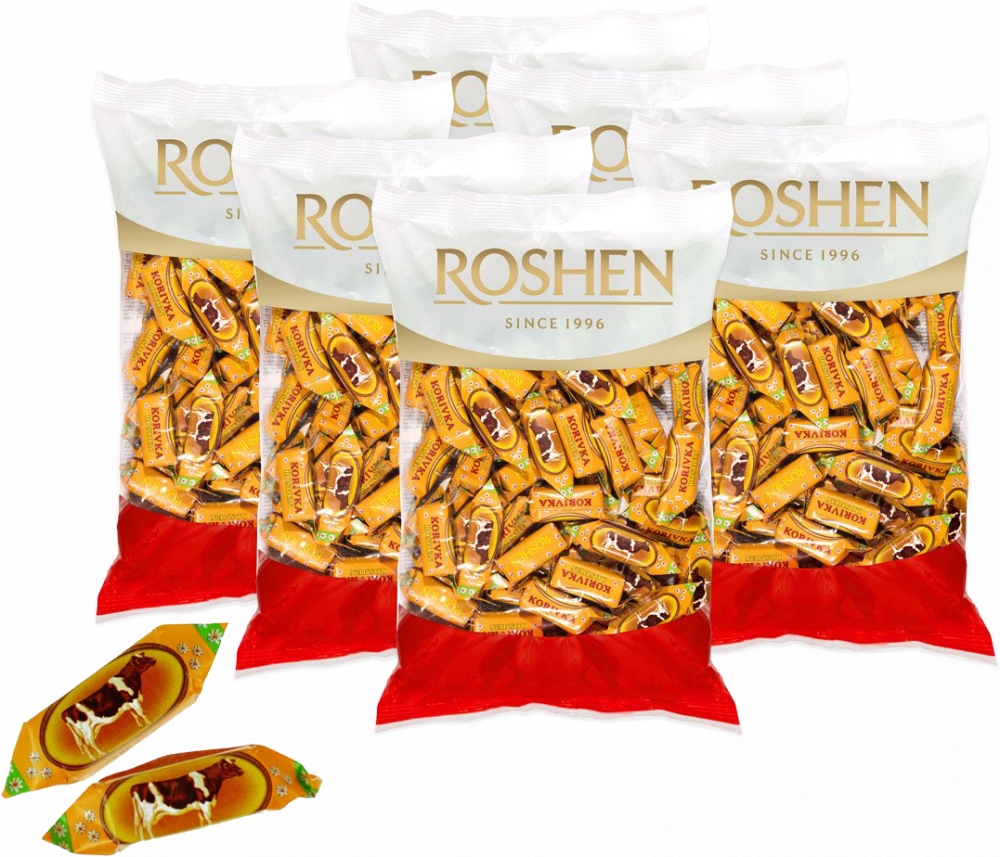 Cukierki Roshen Krówka Mleczna 1kg x6