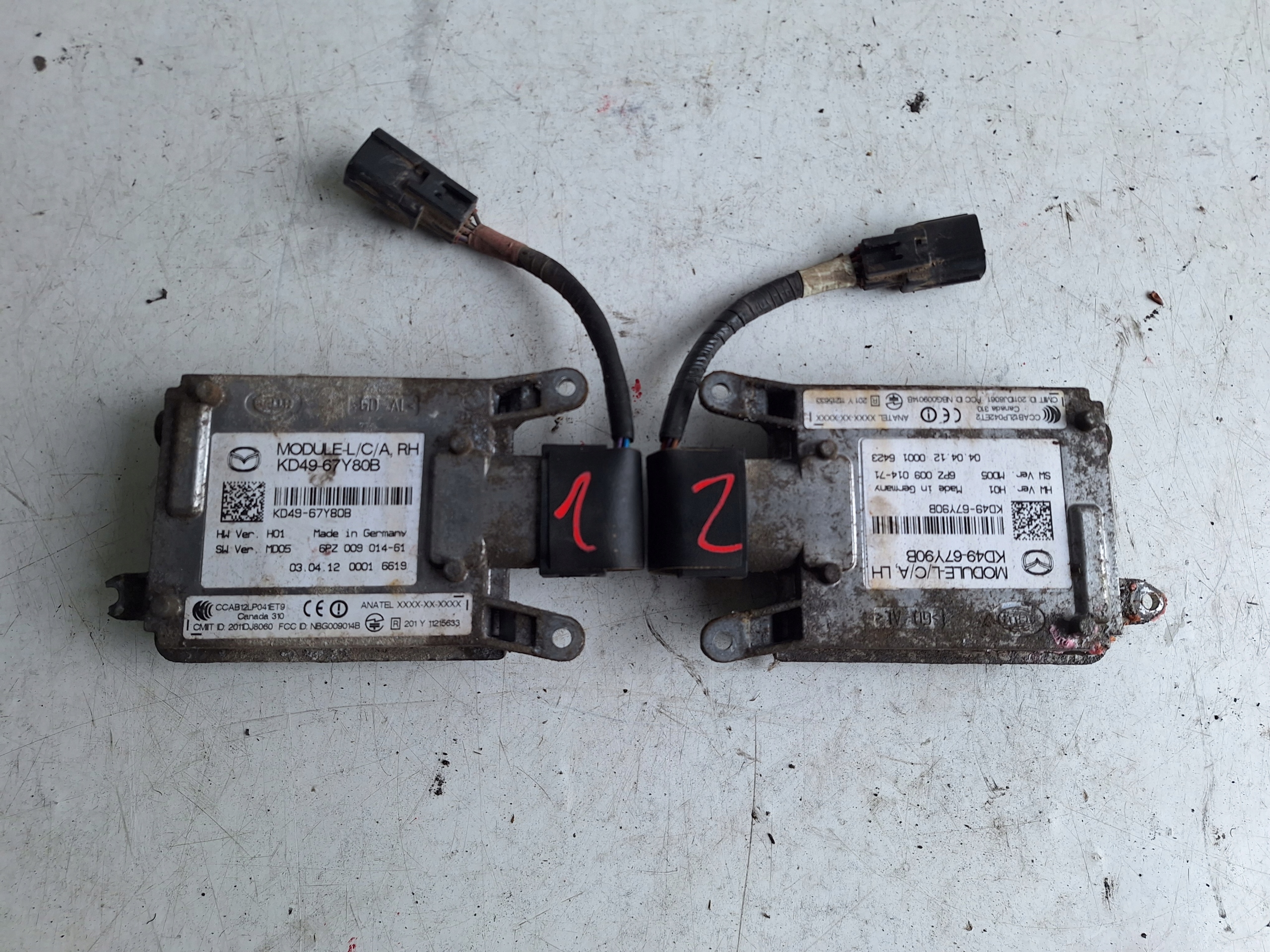 mazda 11-14 ассистент полосы KD49-67Y80B