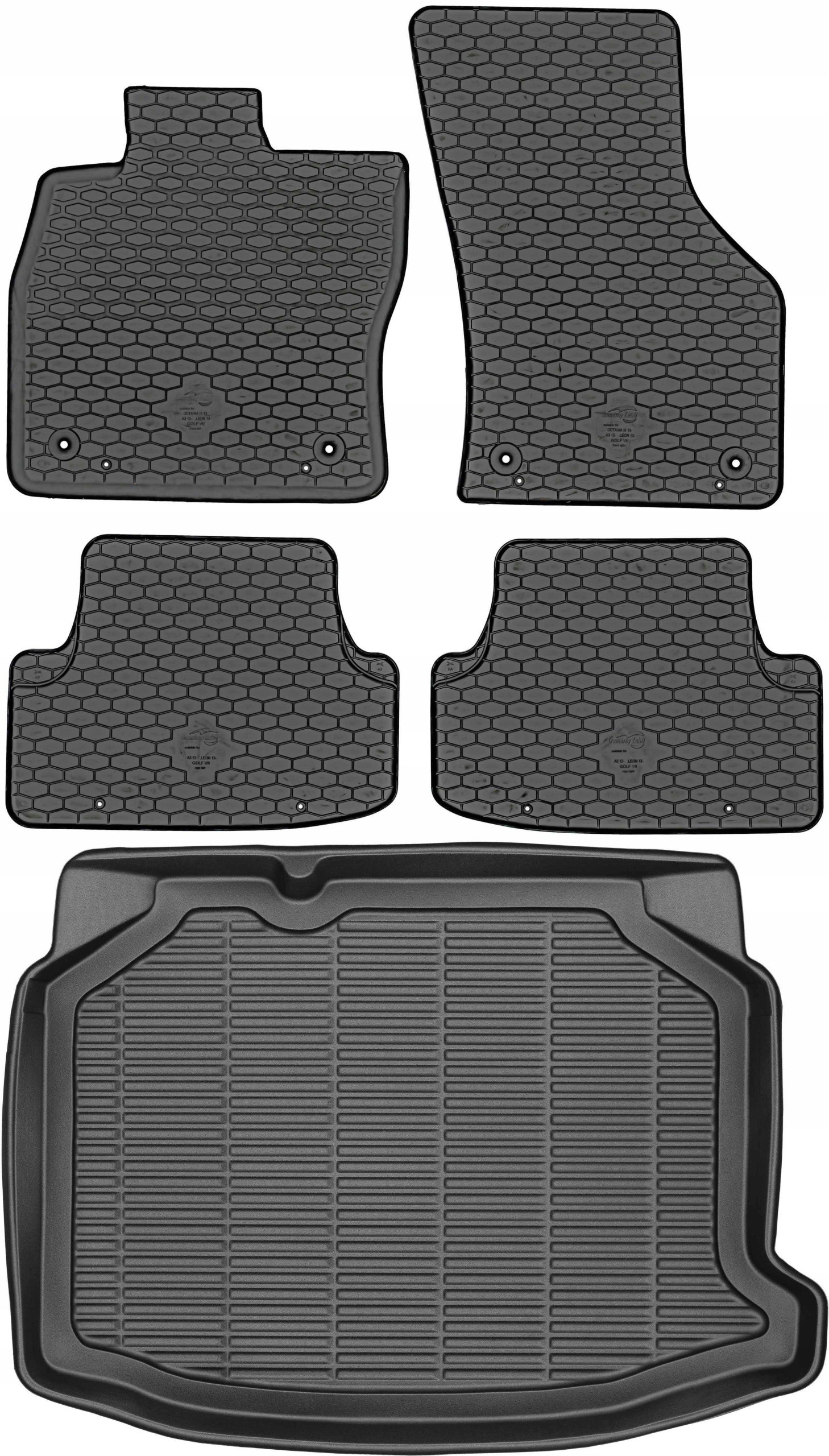 Seat Leon III Hb 2013-2020 Gumové stierače rohož batožinového priestoru