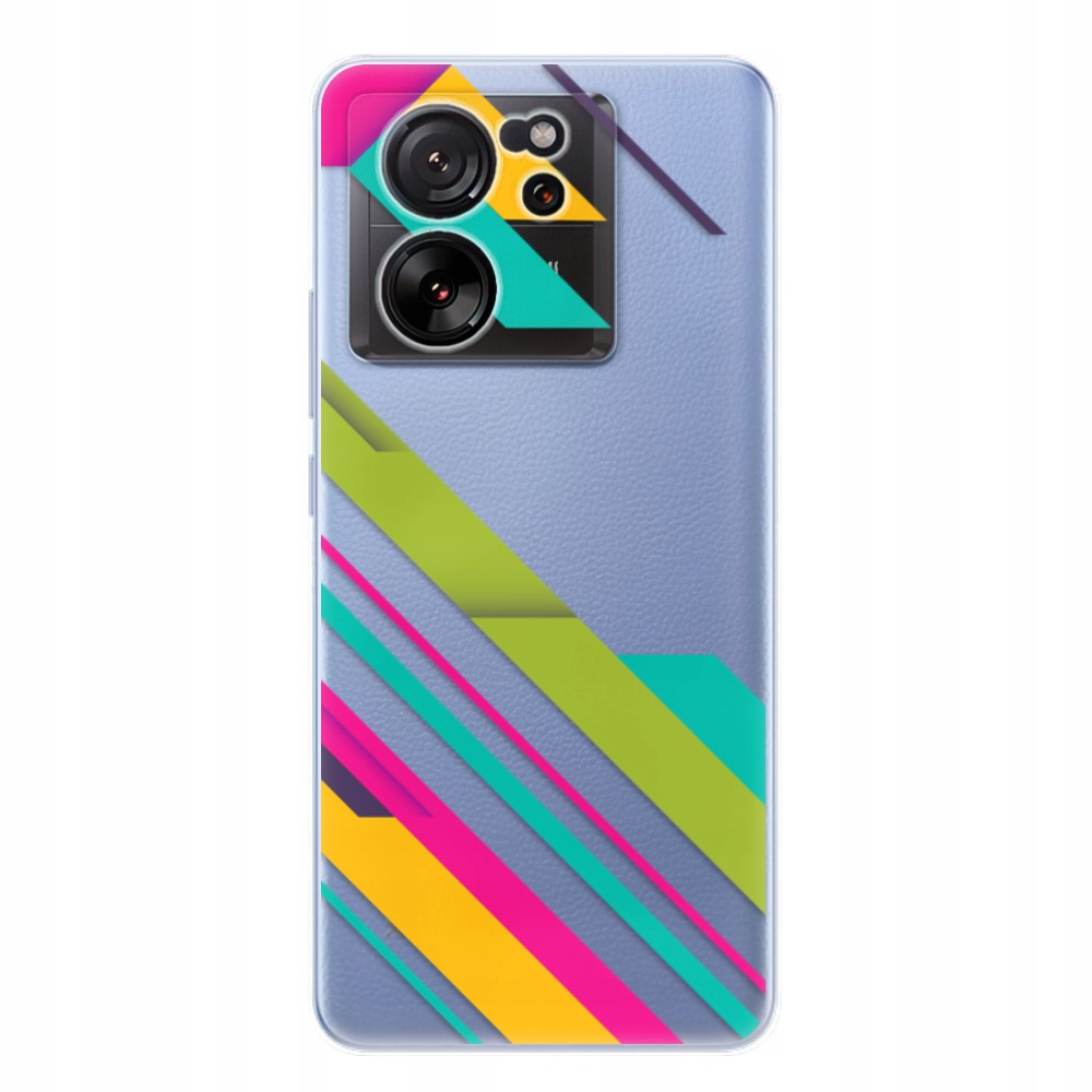 Silikonowe etui iSaprio Color Stripes 03 do Xiaomi 13T 13T Pro