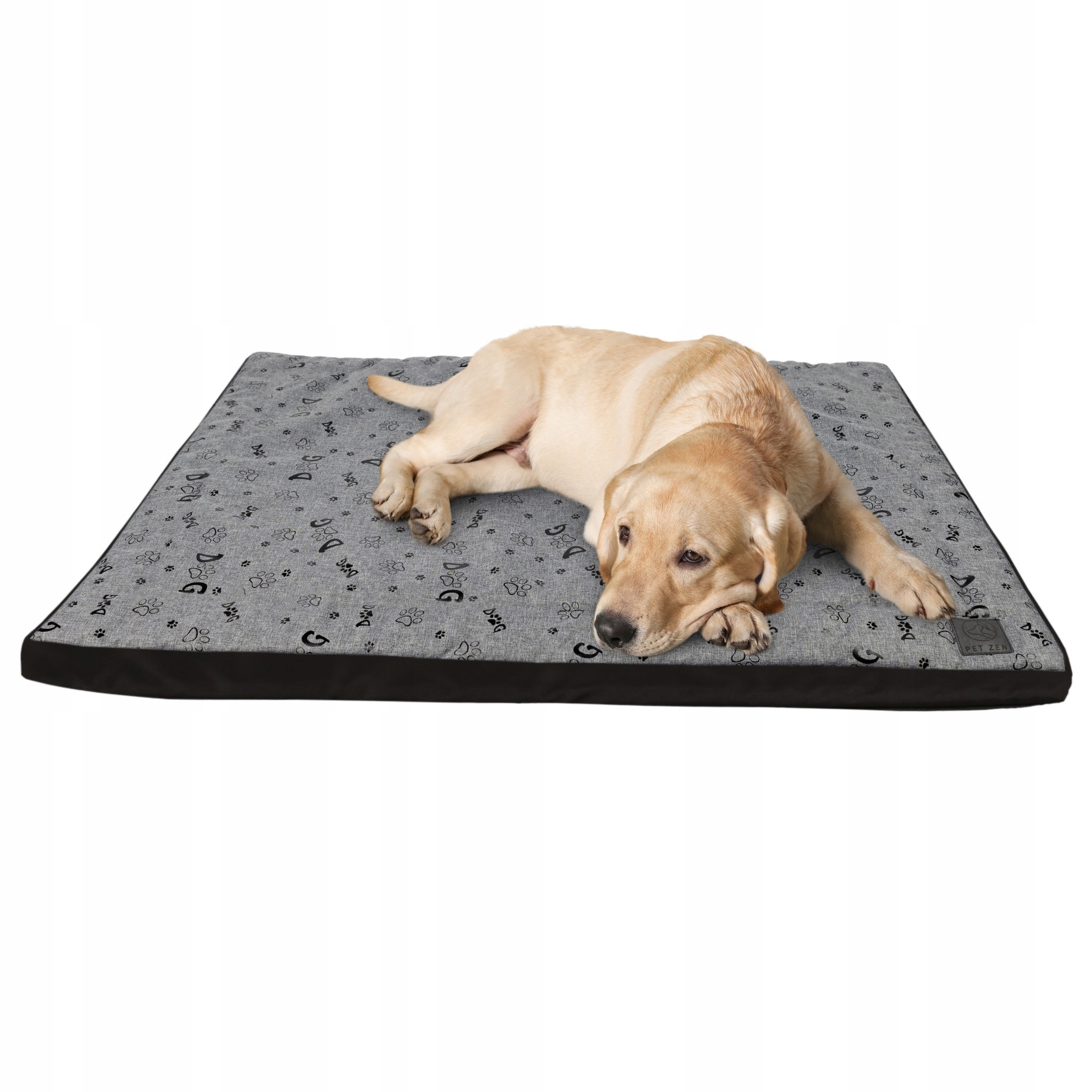 Pelíšek pro psa Voděodolné Potah na praní Matrace Podložka Šedá 100x70