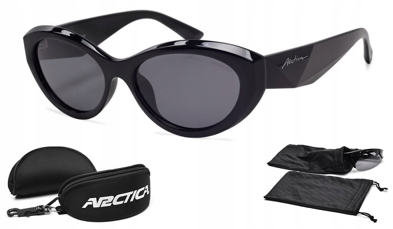 Dámské kočičí brýle Arctica S-368 UV400 polarizační lehké módní černé
