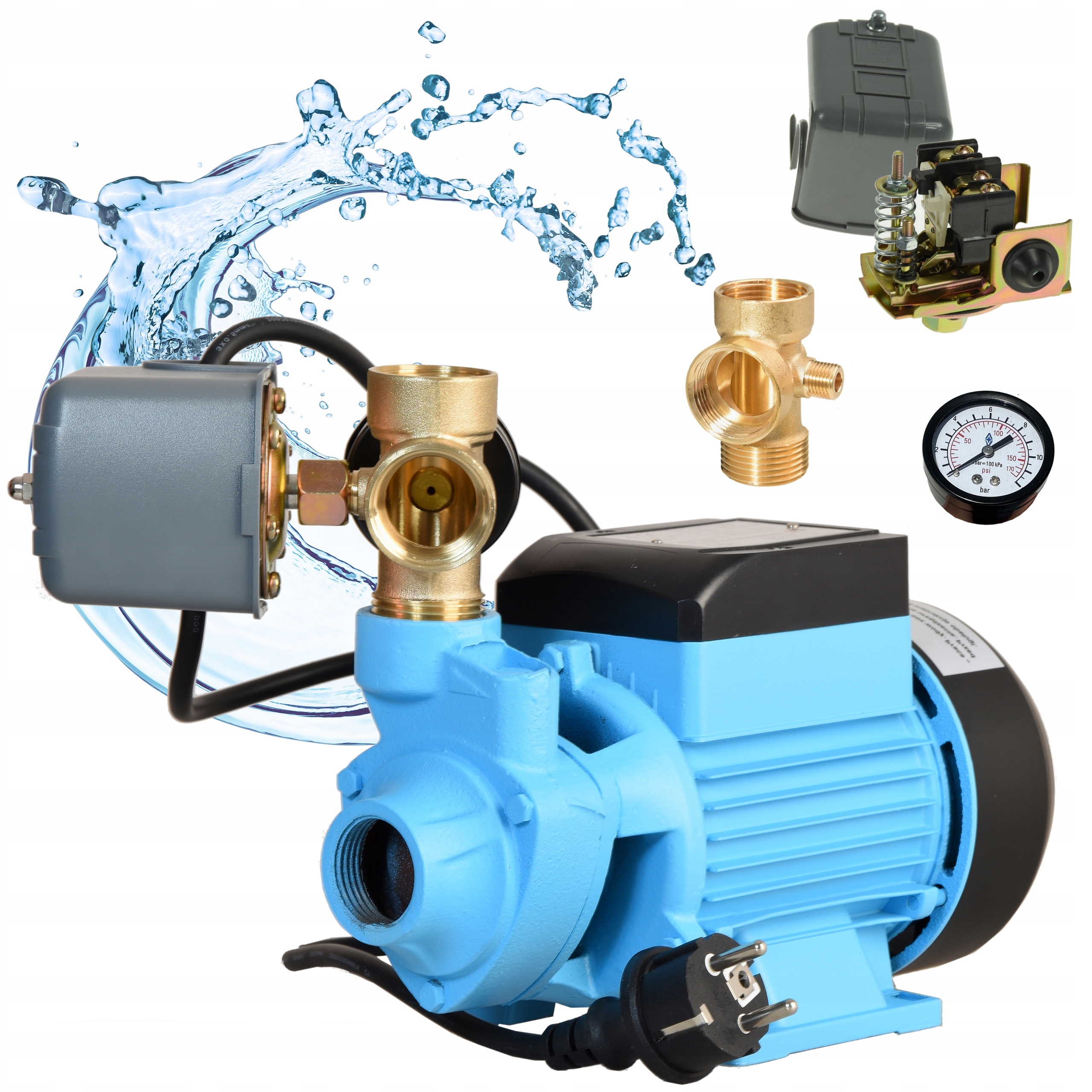 Hydroforová Pumpa 370W na vodu Qb Povrchová Tichá 2100 l/h S Príslušenstvom