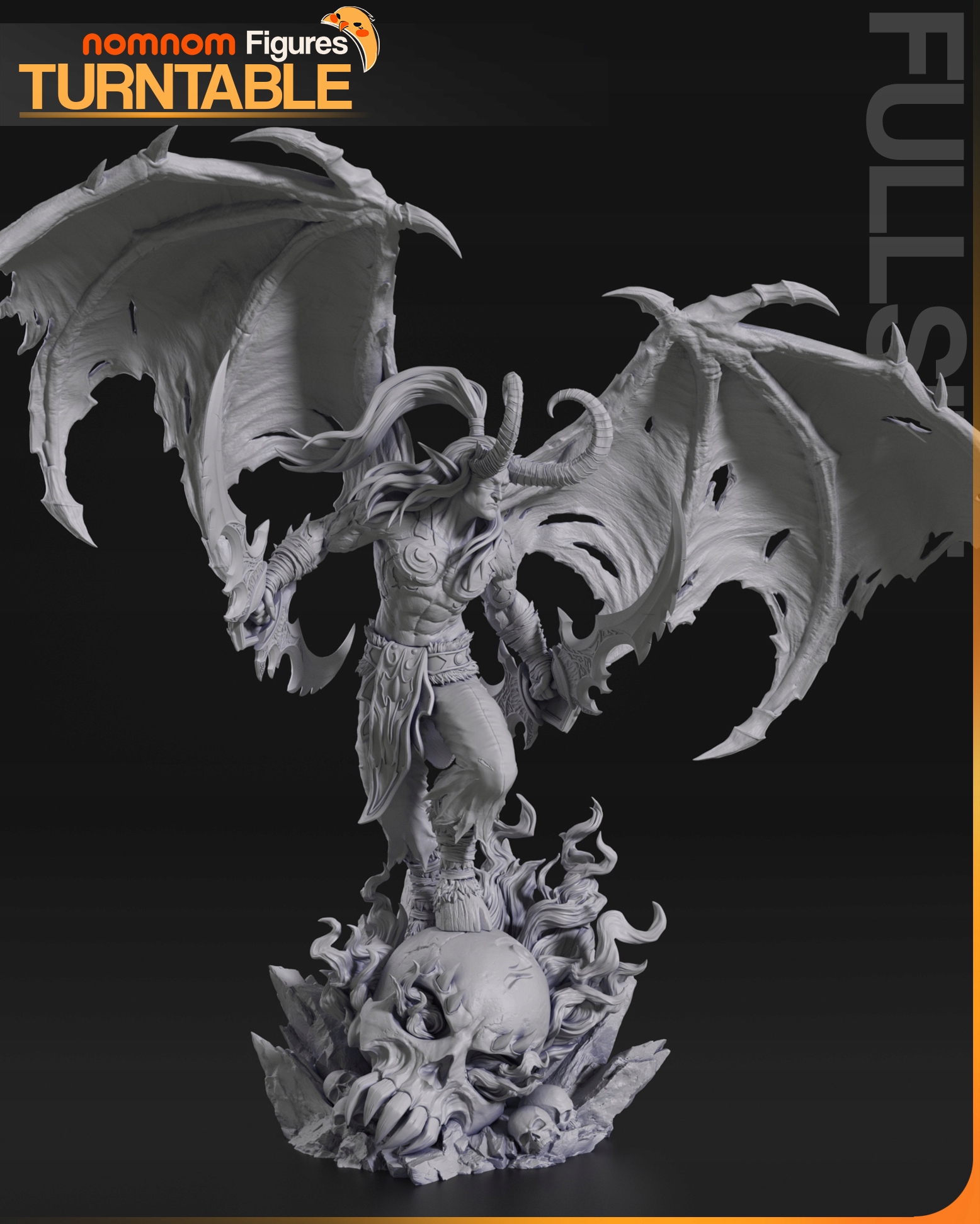 Illidan Stormrage World of Warcraft NomNom Figurky 3D tisk Dárek