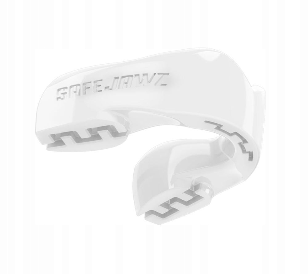 Safe Jawz Ochraniacz zębów Safe Jawz Intro Series Fluoro White, Senior, Bez przy