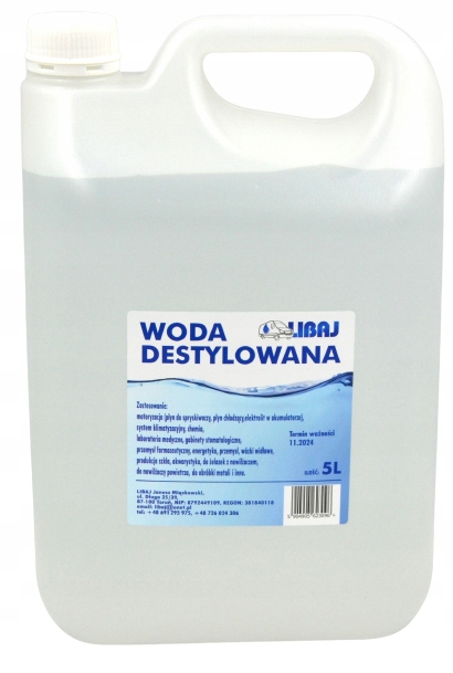 Woda destylowana 5L